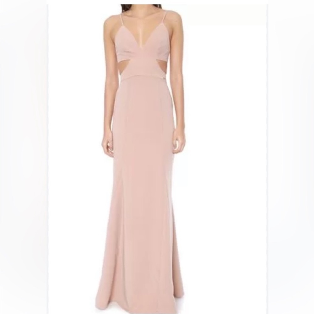 Fame and Partners • zyra dress in nude sz US 8